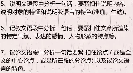 语文阅读理解的24个万能公式,背熟6年一分不扣! 语文阅读理解的24个万能公式,背熟6年一分不扣!